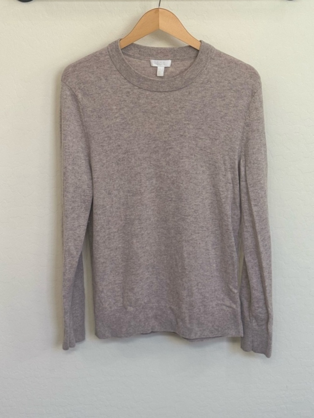 COS Heather Gray Wool Yak Blend Crewneck Knit Sweater Size M